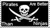 Pirates Are Better -- Stamp by RipfangDragon