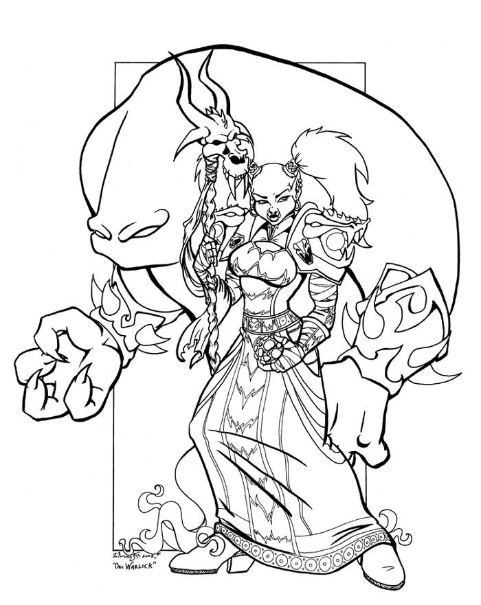 warcraft coloring pages - photo #28