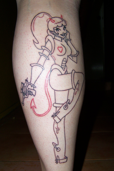 Tattoo left leg by maggotjelly on deviantART
