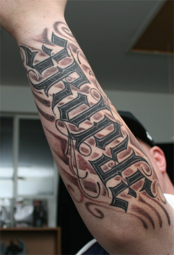 tattoo lettering designs. Ambigram Tattoos