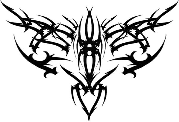 Gothic Tribal Back Tat V1 by Runeflame on deviantART