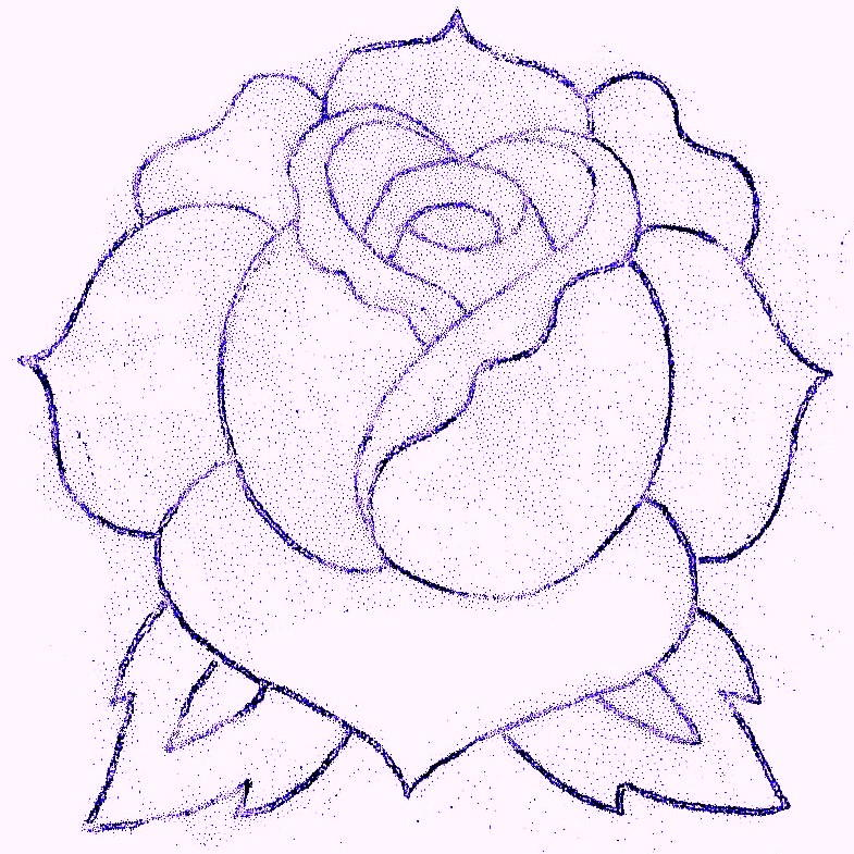 Traditional Rose by TAT2U on deviantART