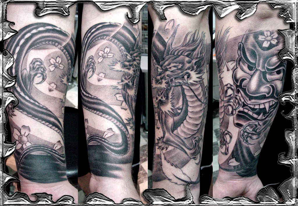 Oriental Sleeve tattoo by mojotatboy on deviantART