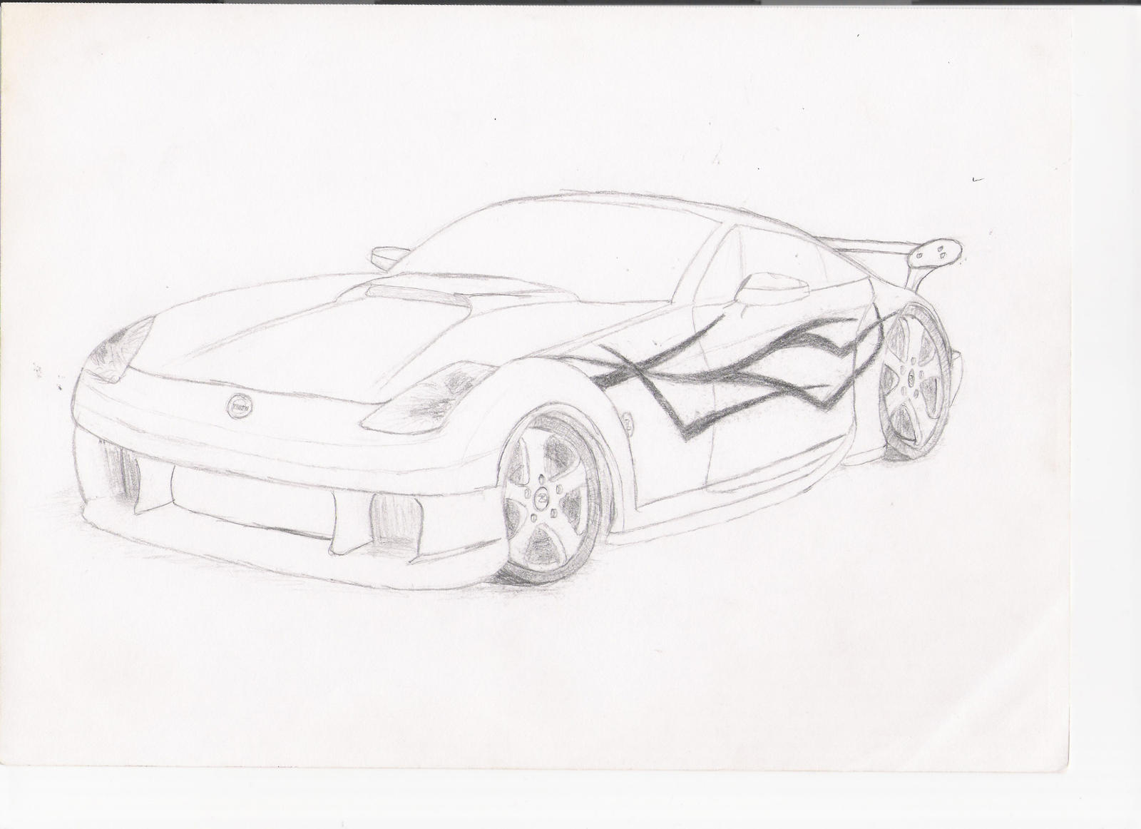 Nissan 350z sketch #7