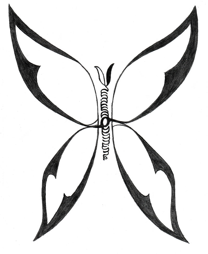 Butterfly Tattoo Sketches