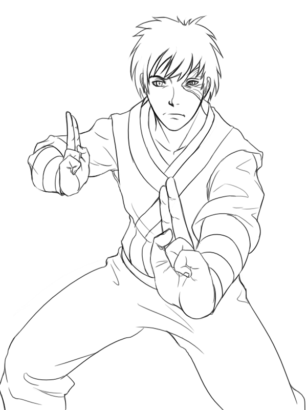 zuko coloring pages - photo #22