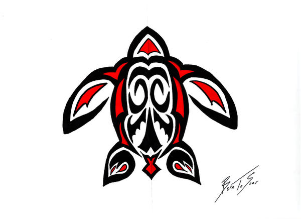 Tribal Turtle Tattoo by BornToSoar on deviantART