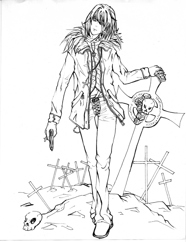 death note coloring pages - photo #25