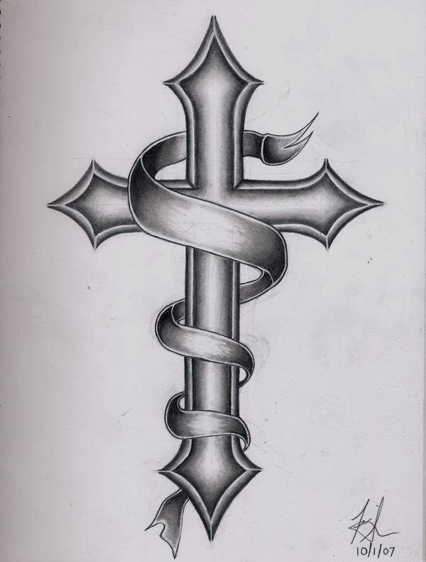 Cross Tattoo by DirtyD41 on deviantART