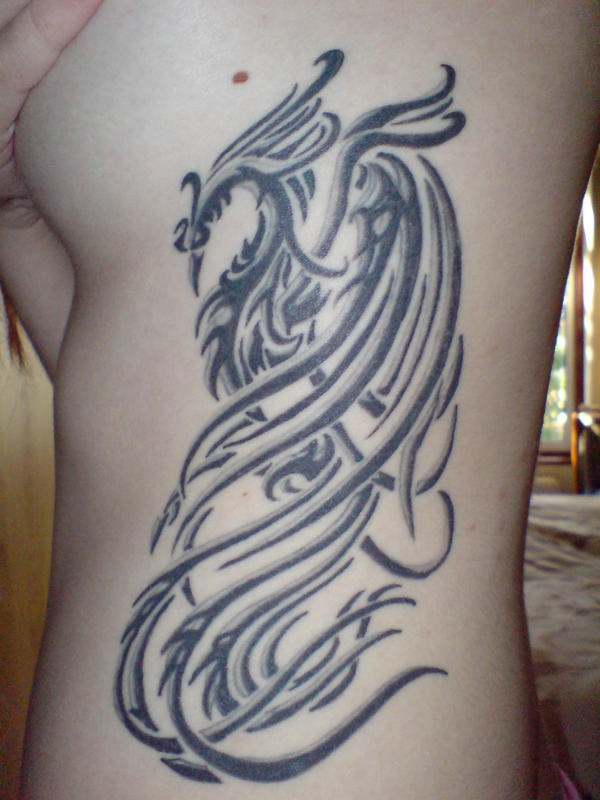 Tribal Phoenix Tattoo Design Picture 1