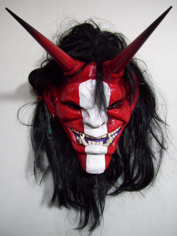 Oni Mask Red by mostlymade on deviantART
