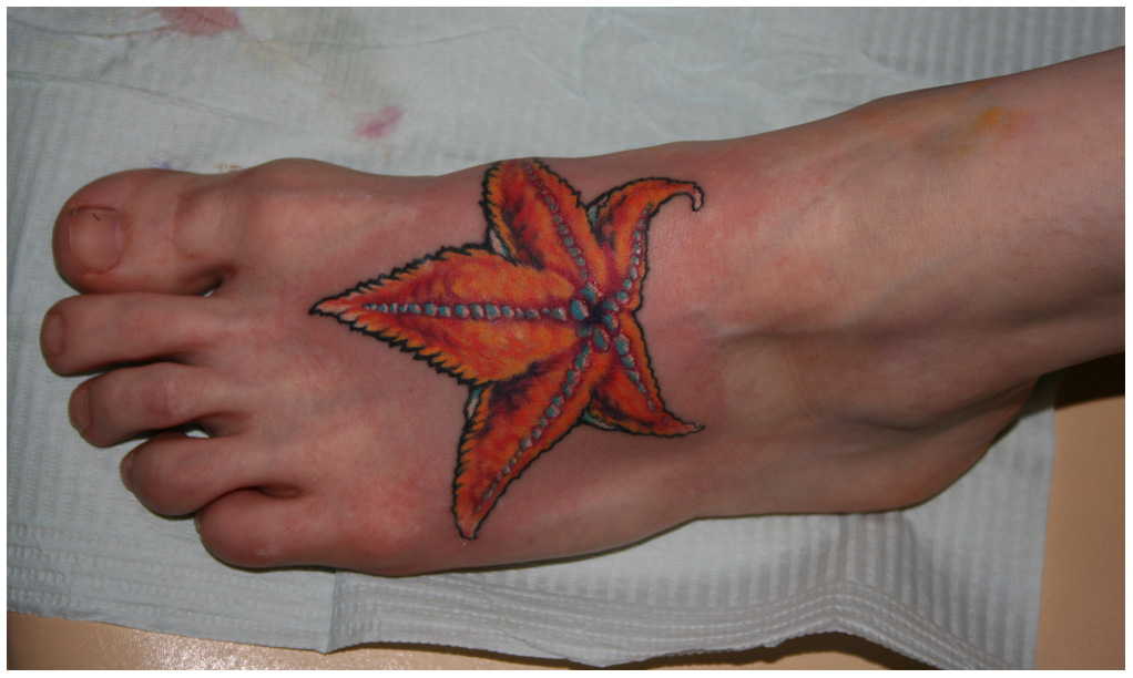 starfish tattoo. Starfish Tattoo by ~Foogle-11