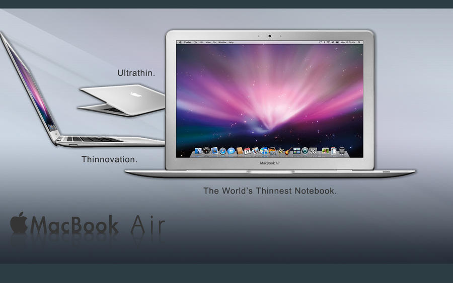 wallpapers for macbook air. MacBookAir - Wallpaper by ~iFab on deviantART