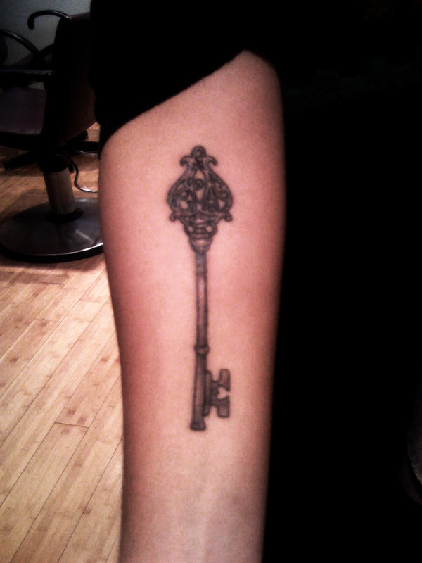 key tattoo designed by me by