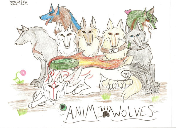 anime wolves. Anime Wolves by ~oXWoLfXo on