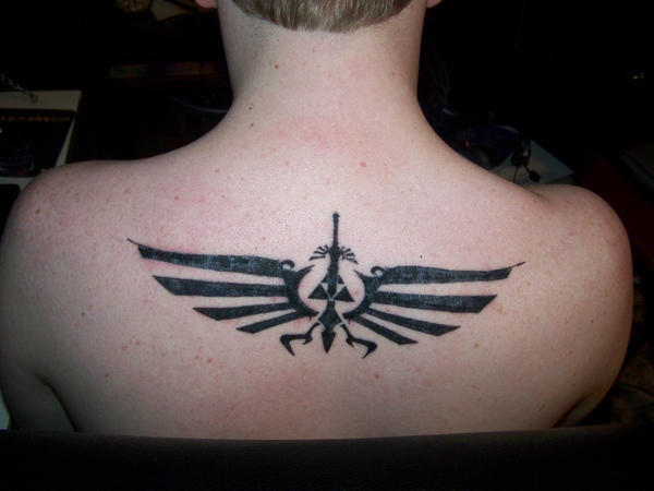 Ben's Tattoo (Triforce symbol); ← Oldest photo. Triforce Tattoo