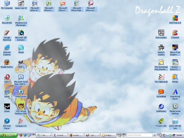 Desktop Wallpaper Dragon Ball Z. Dragonball z Desktop Wallpaper