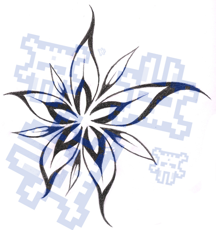 Flower Power - flower tattoo