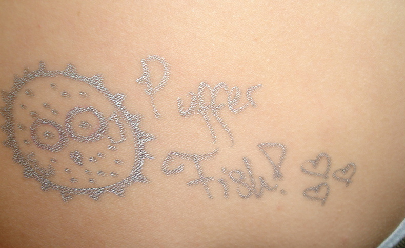 Puffer Fish Tattoo - shoulder tattoo