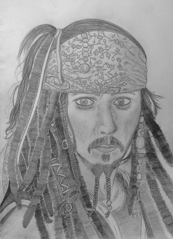 jack sparrow drawing. Jack Sparrow Drawing by ~Obscenely-Delicious on deviantART