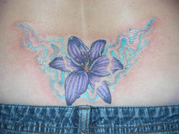 Smoky Flower | Flower Tattoo