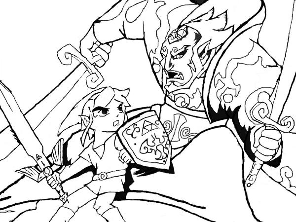 ganondorf coloring pages - photo #6