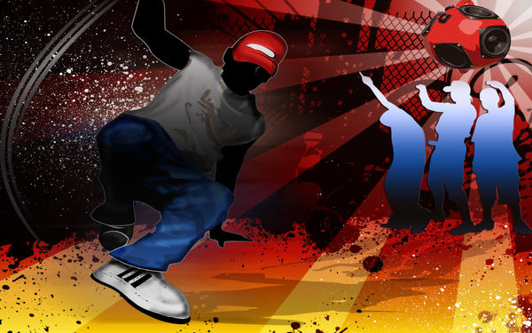 wallpaper hip hop. Hip Hop Vector Wallpaper 01 by