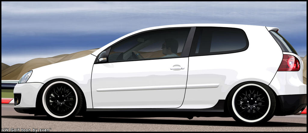 VW Golf GTI V Toon by svennardtendesign on deviantART