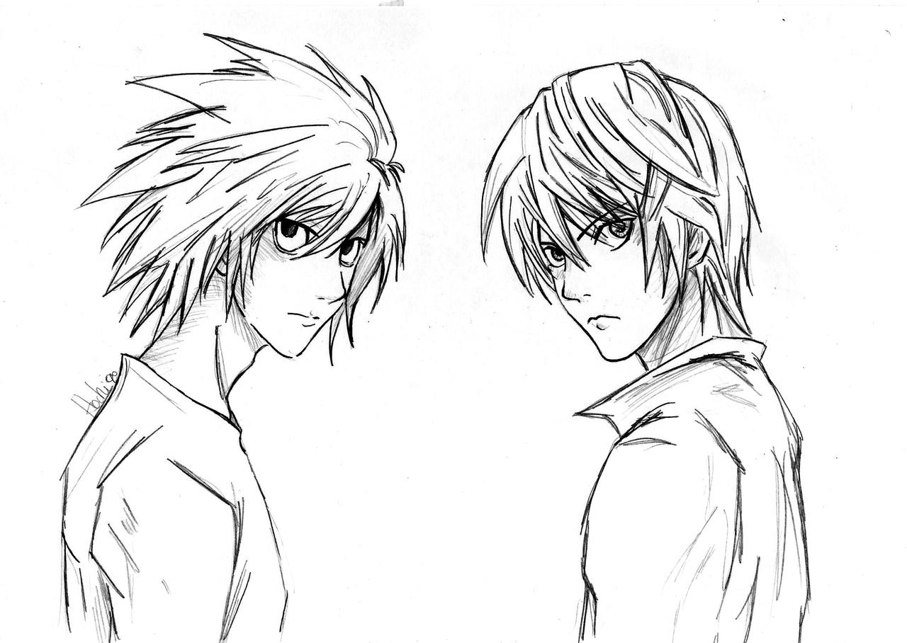 death note coloring pages - photo #7