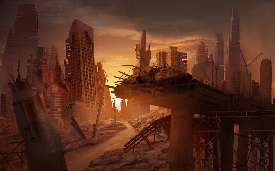 Abandoned_City__Matte_Painting_by_MarcoB