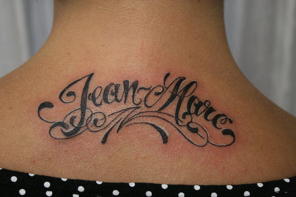 Chicano Letter Name TaT by 2FaceTattoo on deviantART