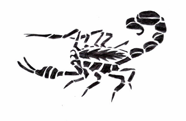 scorpion tribal by THODRAGONFIRE on deviantART