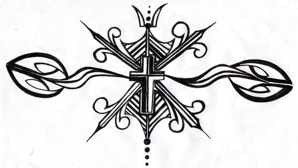 cross design tattoo by punkrockess on deviantART