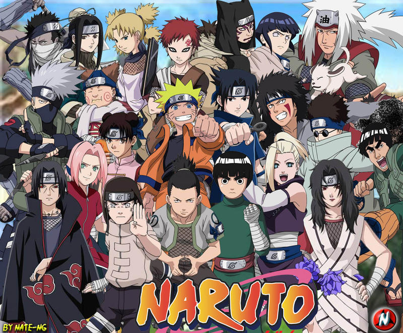 Naruto characters by nate ng - naruto tanıtım ve değerlendirme - figurex anime tanıtımları