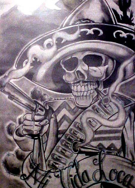 Mexican Skeleton Tattoo Designs Tattoos