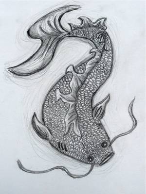 Koi fish drawing by juliablue on deviantART