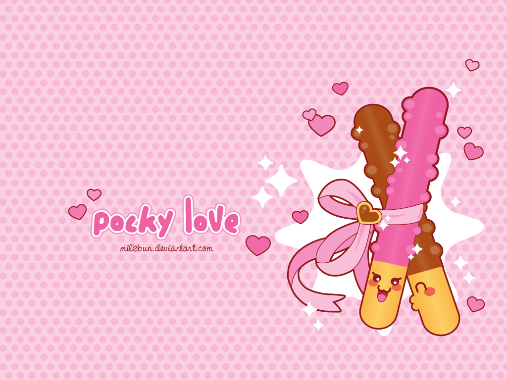 Pocky Love wallpaper by milkbun