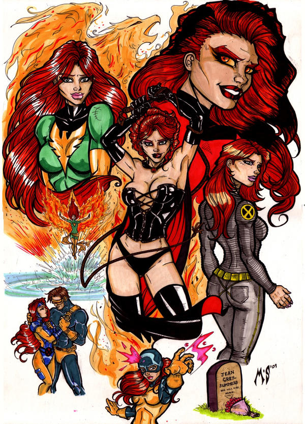Life and Times of Jean Grey by Crimsonsea on deviantART