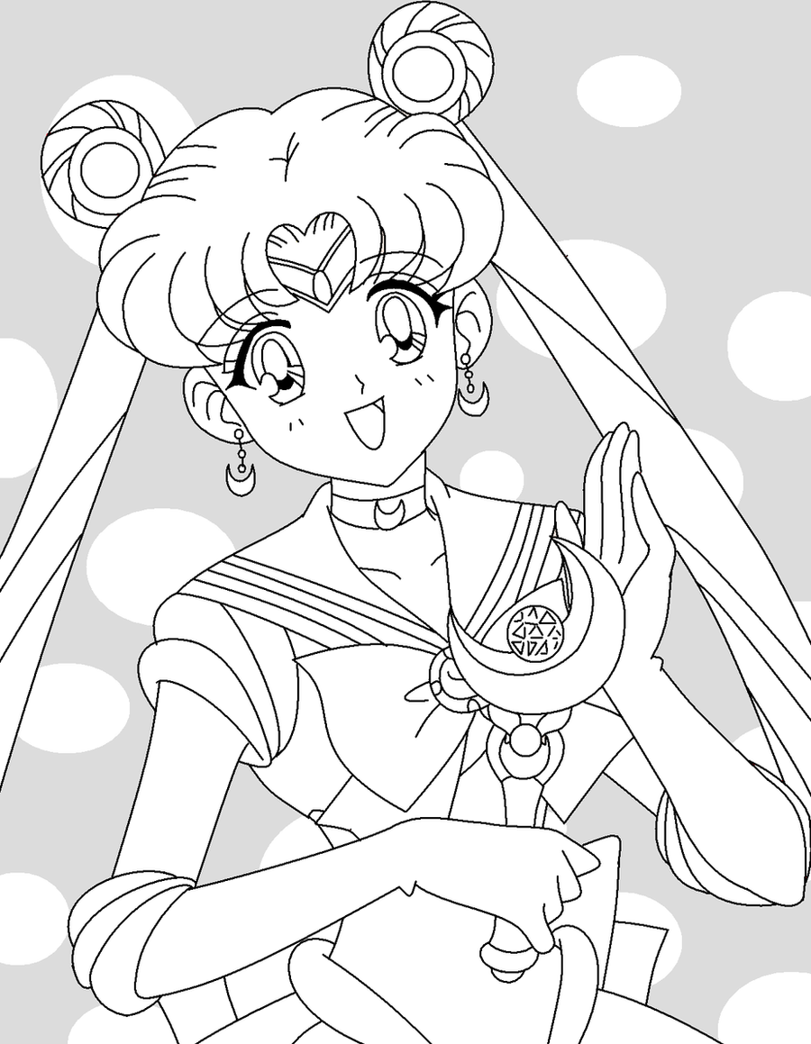 sailor moon group coloring pages - photo #10