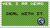 DO NOT FAV - Weirdness Stamp by stamps-club