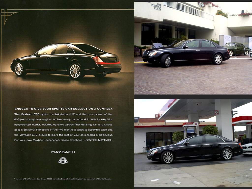 Cool car ads Maybach 57S by