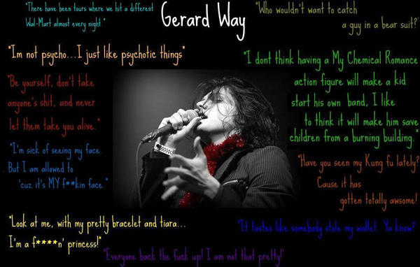 gerard way quotes. Gerard Way Quotes by