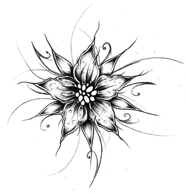 Flower Design I | Flower Tattoo