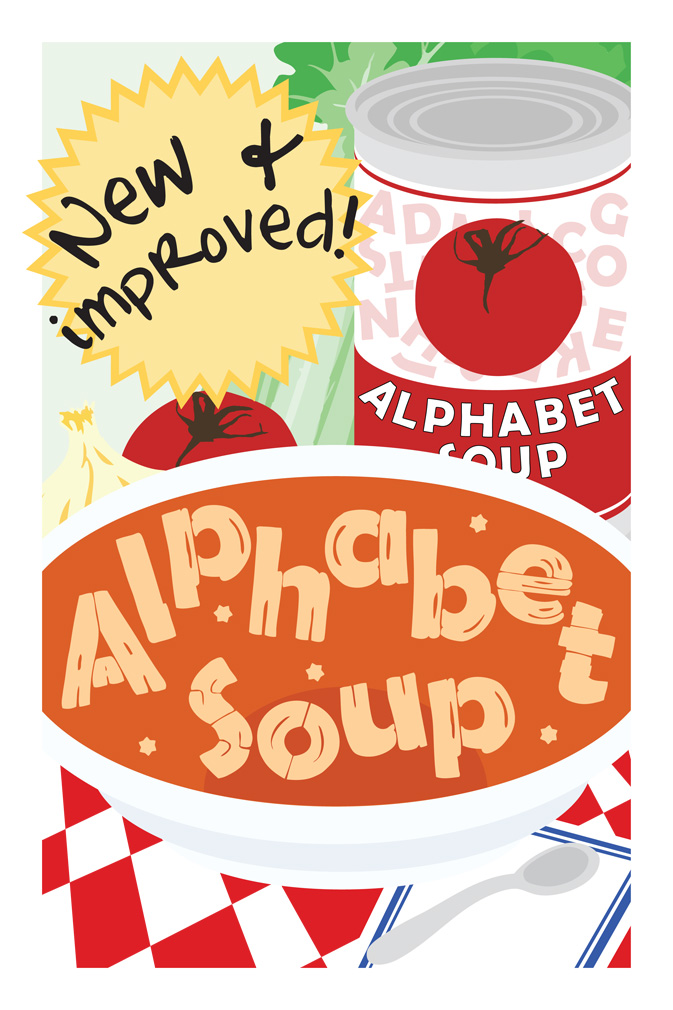 alphabet soup clip art free - photo #4