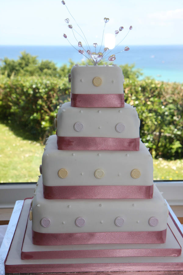 Homemade Wedding Cake 35