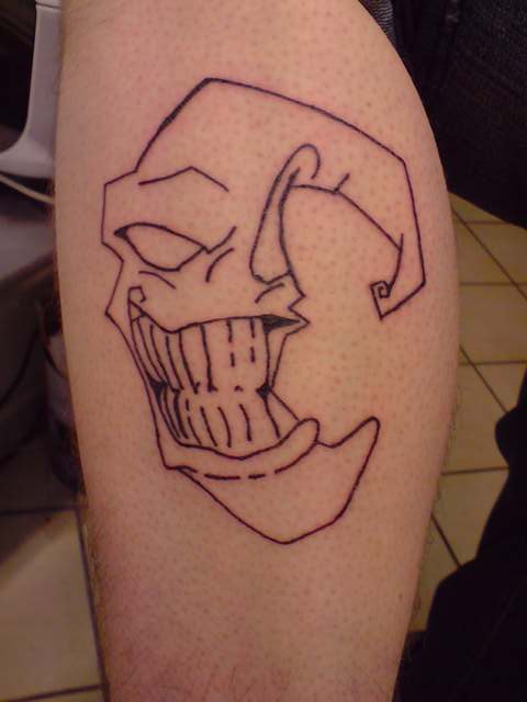 Grinning moon tattoo by TristanaGray on deviantART