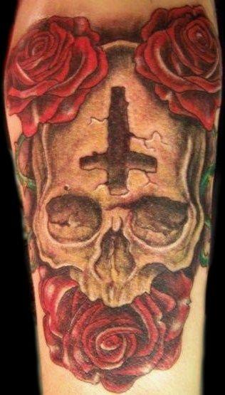 13 roses tattoo. skull rose tattoo. 13 roses