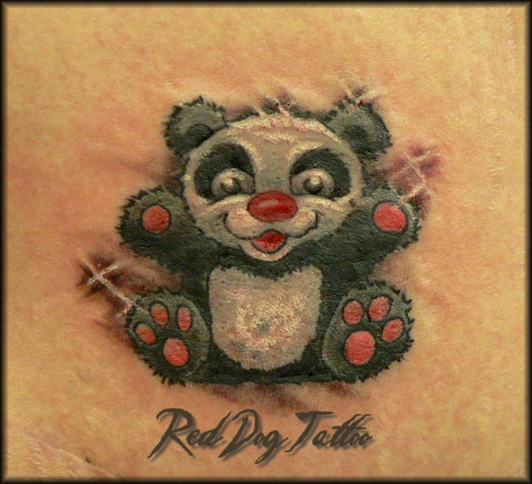 Panda Tattoo | Flower Tattoo