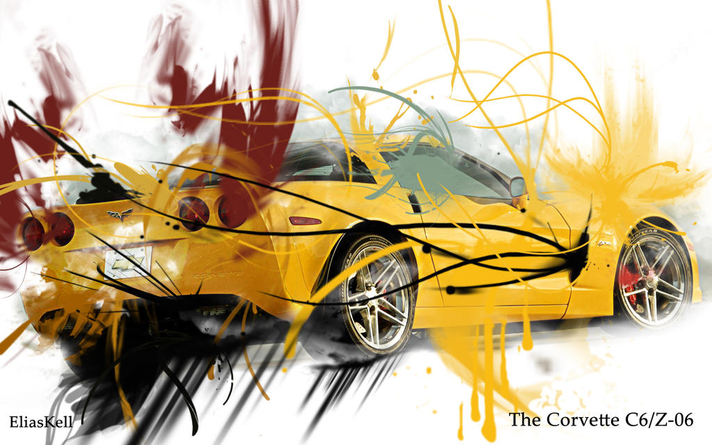 Corvette Z06 Wallpaper. Corvette C6-Z06 Wallpaper by