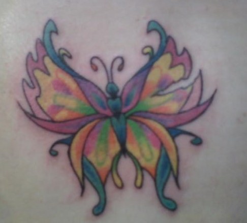 emo tattoo designs. butterfly tattoo designs